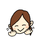 女の子の日常（ポニーテール）（個別スタンプ：36）