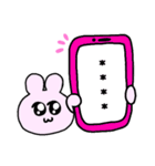 うさぴのカスタムスタンプ♡（個別スタンプ：4）