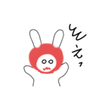うさぎのヒデコ あいさつ（個別スタンプ：7）