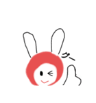 うさぎのヒデコ あいさつ（個別スタンプ：14）