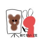 うさぎのヒデコ あいさつ（個別スタンプ：21）