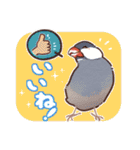 文鳥びより（個別スタンプ：14）