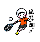 ソフトテニス女子レットちゃん【友だち語】（個別スタンプ：40）