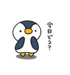 日常で使える、ふっくらペンギン（個別スタンプ：21）