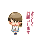 女子の中にも猛者はいる（個別スタンプ：23）