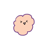 カラー表情雲（個別スタンプ：2）