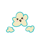 カラー表情雲（個別スタンプ：9）
