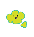 カラー表情雲（個別スタンプ：14）