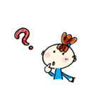 優しい女の子と猫（個別スタンプ：6）