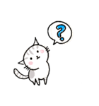 優しい女の子と猫（個別スタンプ：9）