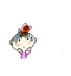 優しい女の子と猫（個別スタンプ：23）