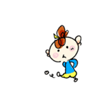 優しい女の子と猫（個別スタンプ：25）