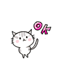 優しい女の子と猫（個別スタンプ：32）