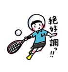 ソフトテニス女子レットちゃん【敬語編】（個別スタンプ：40）