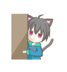 メンヘラにゃんこ男子(EN)（個別スタンプ：3）