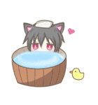 メンヘラにゃんこ男子(EN)（個別スタンプ：9）