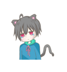 メンヘラにゃんこ男子(EN)（個別スタンプ：14）