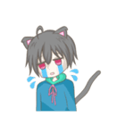 メンヘラにゃんこ男子(EN)（個別スタンプ：16）