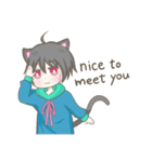 メンヘラにゃんこ男子(EN)（個別スタンプ：18）