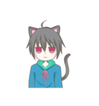 メンヘラにゃんこ男子(EN)（個別スタンプ：20）