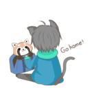 メンヘラにゃんこ男子(EN)（個別スタンプ：22）