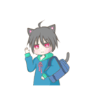 メンヘラにゃんこ男子(EN)（個別スタンプ：23）