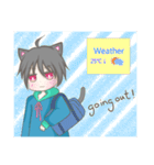 メンヘラにゃんこ男子(EN)（個別スタンプ：30）