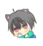 メンヘラにゃんこ男子(EN)（個別スタンプ：32）