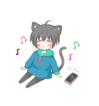 メンヘラにゃんこ男子(EN)（個別スタンプ：33）
