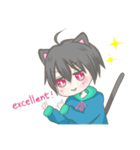 メンヘラにゃんこ男子(EN)（個別スタンプ：37）