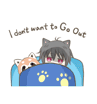 メンヘラにゃんこ男子(EN)（個別スタンプ：40）