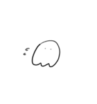 いきるおばけ（個別スタンプ：3）