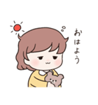 脱力系女の子（個別スタンプ：1）