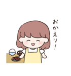 脱力系女の子（個別スタンプ：10）