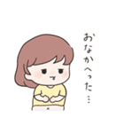 脱力系女の子（個別スタンプ：21）