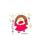 感謝(女の子)（個別スタンプ：2）