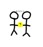 大盛り手書き棒人間スタンプ（個別スタンプ：5）