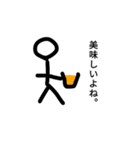 大盛り手書き棒人間スタンプ（個別スタンプ：10）