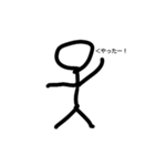 大盛り手書き棒人間スタンプ（個別スタンプ：15）