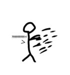 大盛り手書き棒人間スタンプ（個別スタンプ：21）