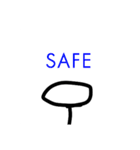 大盛り手書き棒人間スタンプ（個別スタンプ：36）