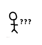 大盛り手書き棒人間スタンプ（個別スタンプ：40）
