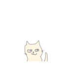 アイボリー猫（個別スタンプ：4）