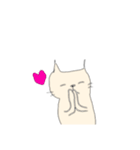 アイボリー猫（個別スタンプ：37）