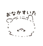 日常で使えるポメラニアンのしろ（個別スタンプ：3）