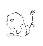 日常で使えるポメラニアンのしろ（個別スタンプ：28）