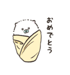 日常で使えるポメラニアンのしろ（個別スタンプ：30）