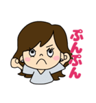 デカ文字 シンプルかわいい大人女子（個別スタンプ：26）