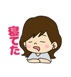 デカ文字 シンプルかわいい大人女子（個別スタンプ：27）