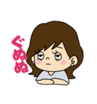 デカ文字 シンプルかわいい大人女子（個別スタンプ：35）